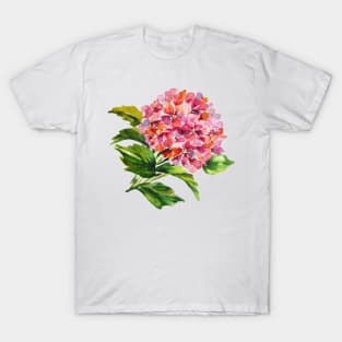 Pink hydrangea T-Shirt